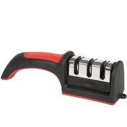 GERLACH STYLE PLUS Komplet 5 noży w bloku + ostrzałka 3w1 uni czerwona