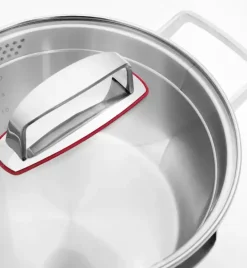 GERLACH SUPERIOR Komplet Garnki z pokrywkami 10 el + patelnie Gerlach Ambiente ThermoCoat 28, 20 cm