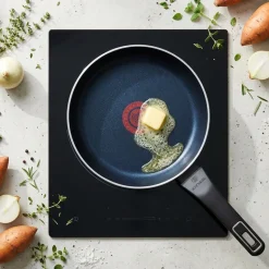 GERLACH SUPERIOR Komplet Garnki z pokrywkami 10 el + patelnie Gerlach Ambiente ThermoCoat 20, 24, 28 cm + Patelnia naleśnikowa 26 cm+ Brytfanna Granitex