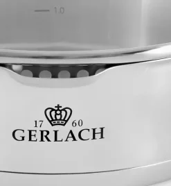 GERLACH SUPERIOR Komplet Garnki z pokrywkami 10 el + patelnie Gerlach Harmony Classic 20, 24, 28 cm + Patelnia naleśnikowa 26 cm