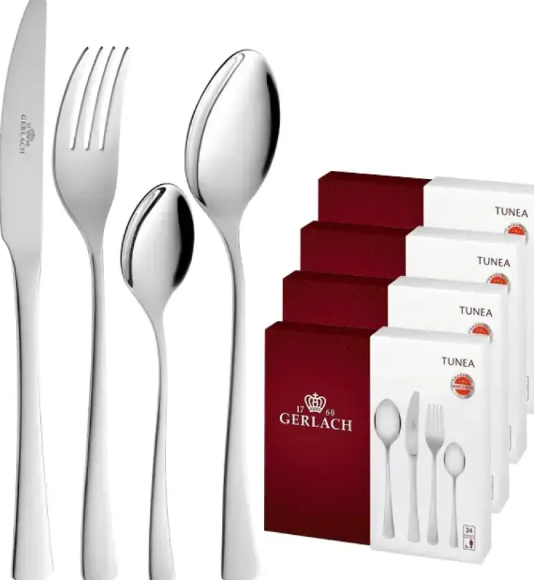 GERLACH TUNEA Sztućce Komplet 96 el / 24 osoby / połysk
