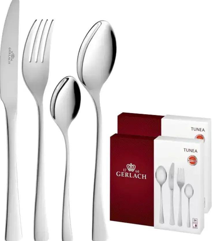 GERLACH TUNEA Sztućce Komplet 48 el / 12 osób / połysk