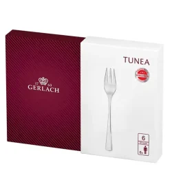 GERLACH TUNEA Sztućce Widelczyki do ciast 6 el pudełko / 6 osób / połysk