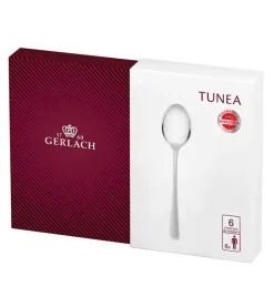 GERLACH TUNEA Sztućce Łyżeczki do herbaty 6 el pudełko / 6 osób / połysk