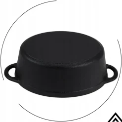 HAGE Brytfanna żeliwna 4,5 l z pokrywką Cast Iron