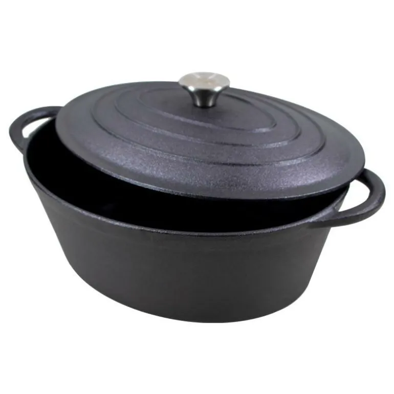 HAGE Brytfanna żeliwna 6,2 l z pokrywką Cast Iron