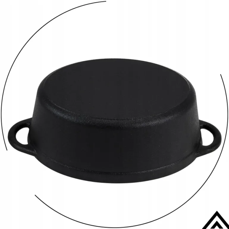 HAGE Brytfanna żeliwna 6,2 l z pokrywką Cast Iron