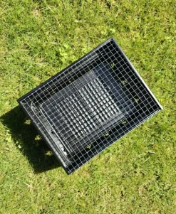 HAGE Grill przenośny węglowy kompaktowy 35x27x20 cm w walizce stalowy