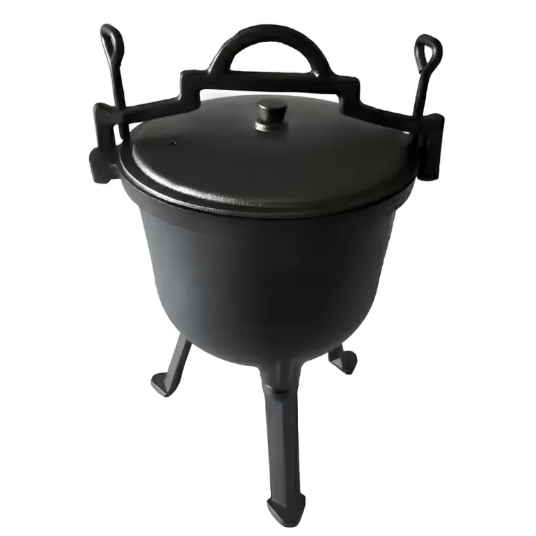 HAGE Kociołek żeliwny 8 l na nóżkach Cast Iron