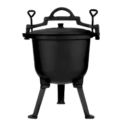 HAGE Kociołek żeliwny 8 l na nóżkach Cast Iron