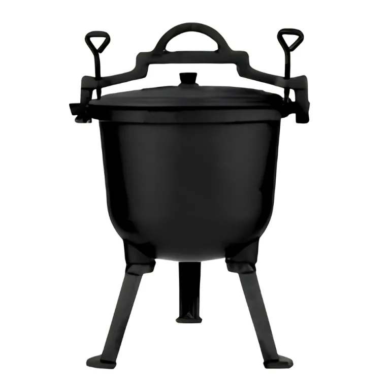 HAGE Kociołek żeliwny 8 l na nóżkach Cast Iron