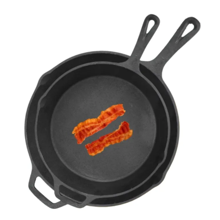 HAGE Komplet 2 Patelnie żeliwne 26,5/31 cm z uchem Cast Iron