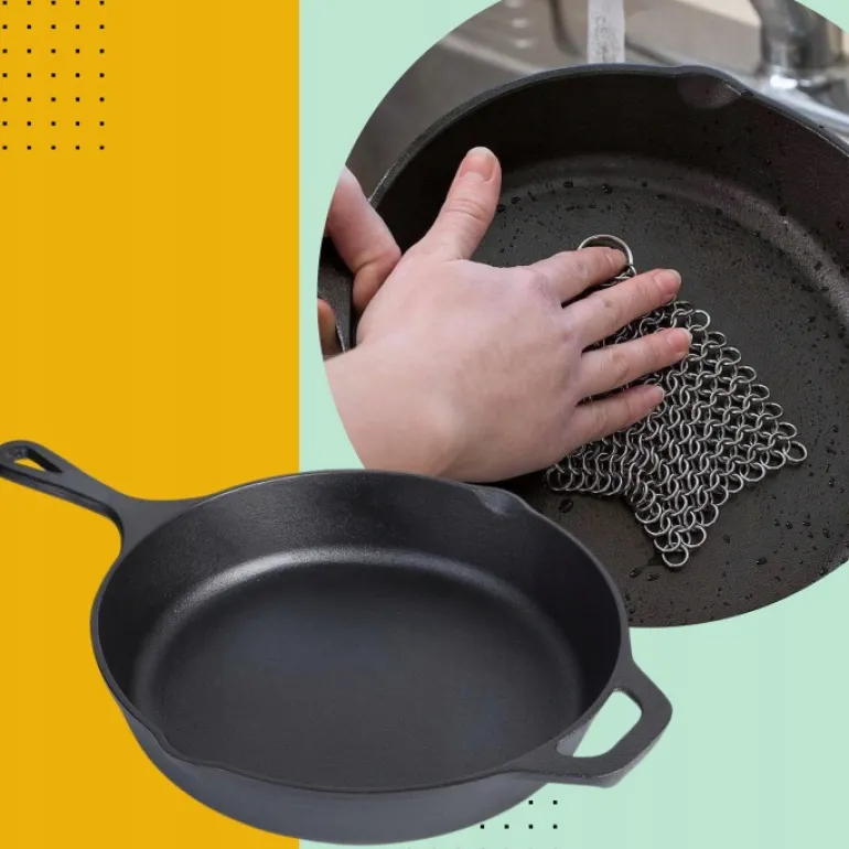 HAGE Patelnia żeliwna 26,5 cm z uchem Cast Iron