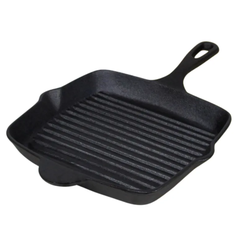 HAGE Patelnia żeliwna grillowa 26 cm Cast Iron