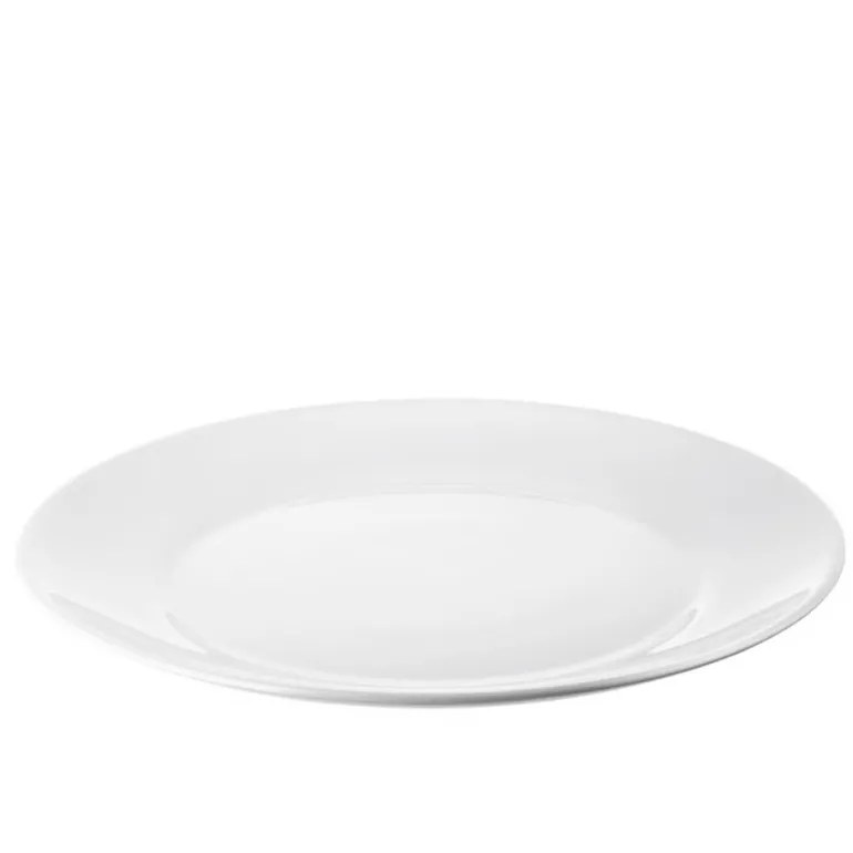 IKEA OFTAST BIAŁY TALERZ OBIADOWY 25 CM