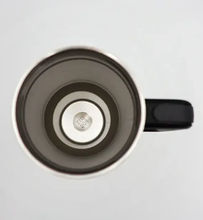 IMCHEX | BLACK | Kubek termiczny 1200 ml ze słomką + 10 szklanych słomek