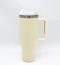 IMCHEX | CREAM | Kubek termiczny 1200 ml ze słomką