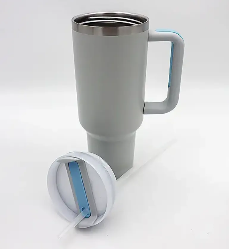IMCHEX | FOG | Kubek termiczny 1200 ml ze słomką + 10 szklanych słomek
