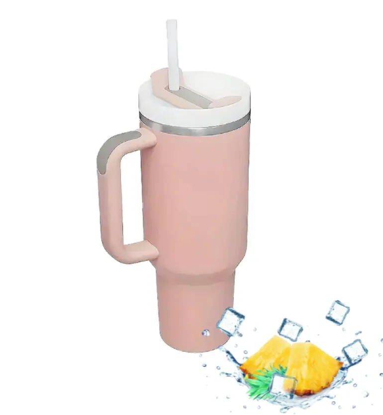 IMCHEX | PINK DUSK | Kubek termiczny 1200 ml ze słomką