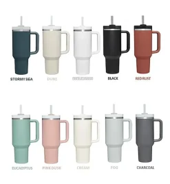 IMCHEX | STORMY SEA | Kubek termiczny 1200 ml ze słomką + 10 szklanych słomek