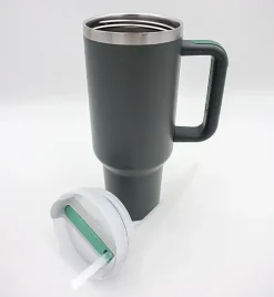 IMCHEX | STORMY SEA | Kubek termiczny 1200 ml ze słomką + 10 szklanych słomek