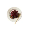 KAIA HOME AURA II Talerz deserowy 17 cm / ceramika ecru