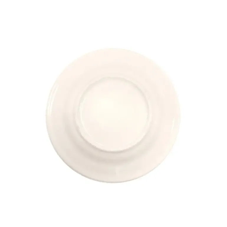 KAIA HOME AURA II Talerz deserowy 17 cm / ceramika ecru