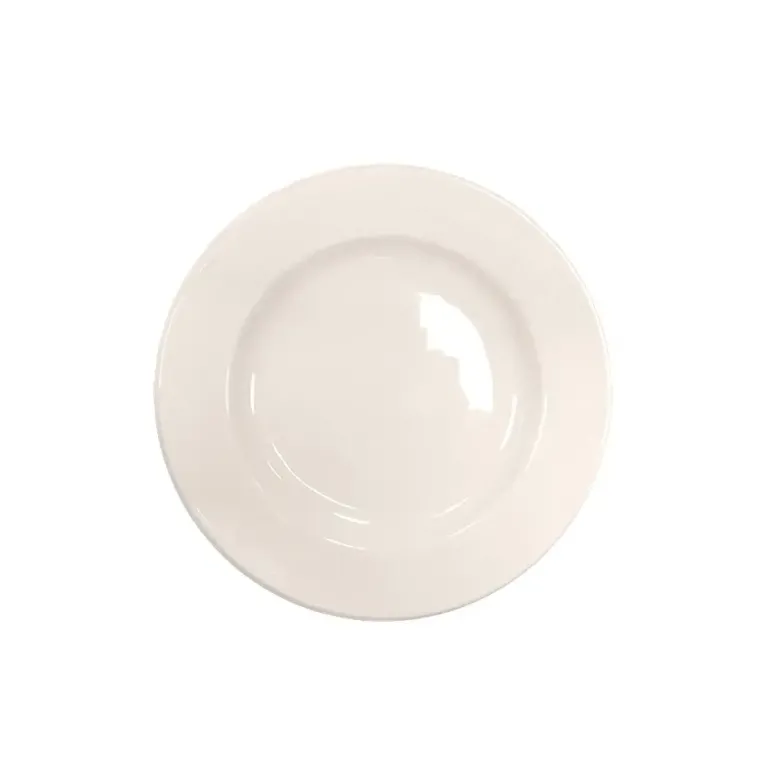 KAIA HOME AURA II Talerz deserowy 17 cm / ceramika ecru
