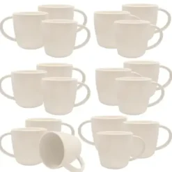 KAIA HOME AURA Kubek duży jumbo 650 ml 18 sztuk / ceramika ecru