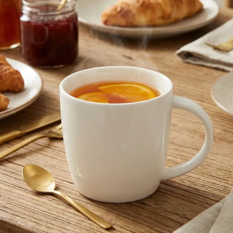 KAIA HOME AURA Kubek duży jumbo 650 ml / ceramika ecru