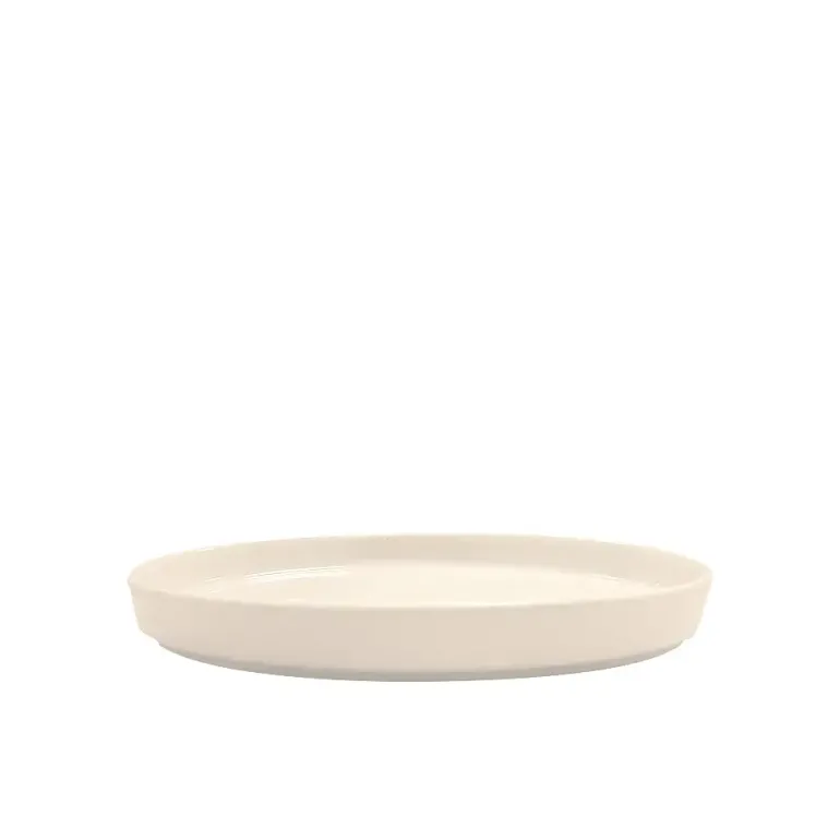 KAIA HOME AURA Mini półmisek na przystawki desery koktailowy 16x10,5 cm owalny / ceramika ecru