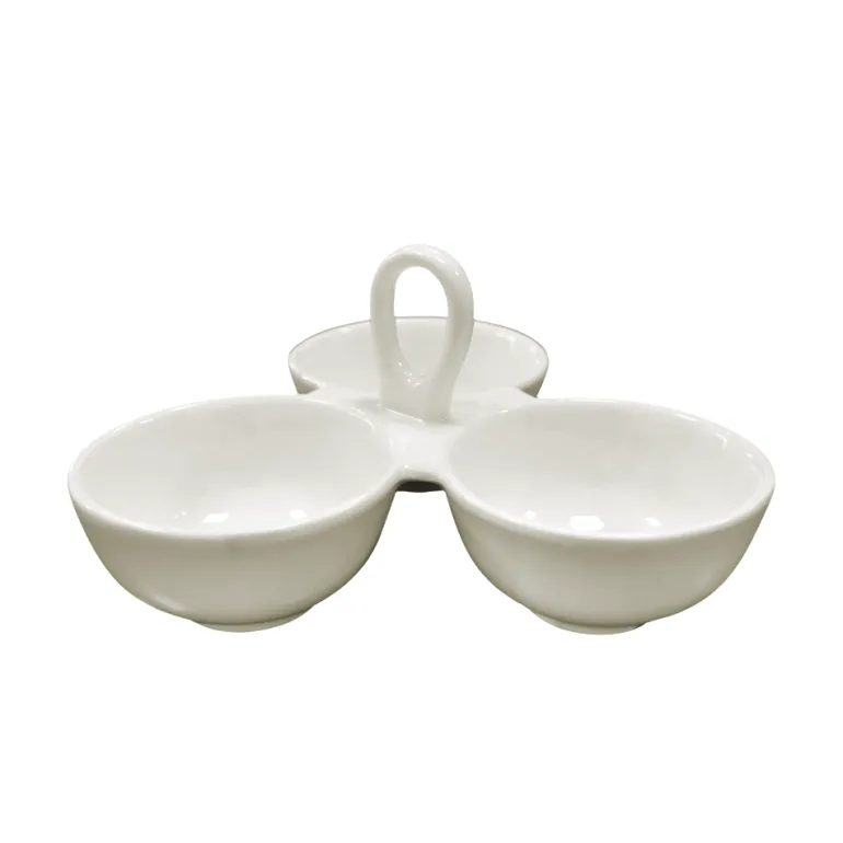 KAIA HOME AURA Naczynie do przystawek trzy komory 20 cm