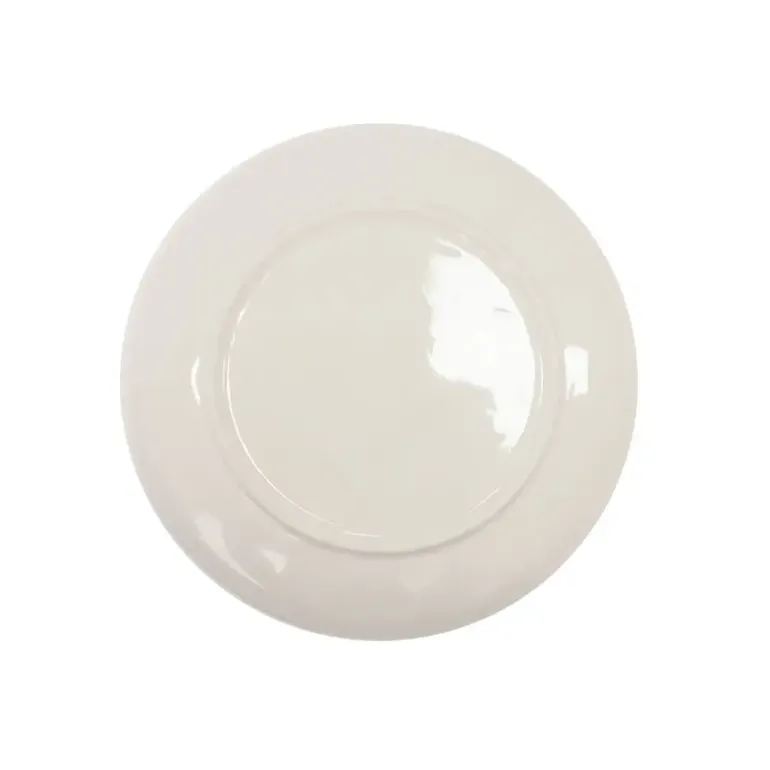KAIA HOME AURA Talerz deserowy 20,5 cm / ceramika ecru