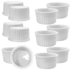 KAIA HOME BASIC CZARKA KOKILKA NACZYNIE RAMEKIN DIPÓWKA DO SOSÓW DIPÓW 50 ML 12 SZTUK