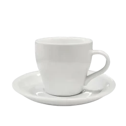 KAIA HOME BASIC Komplet 6x Filiżanka 220 ml ze spodkiem 15 cm