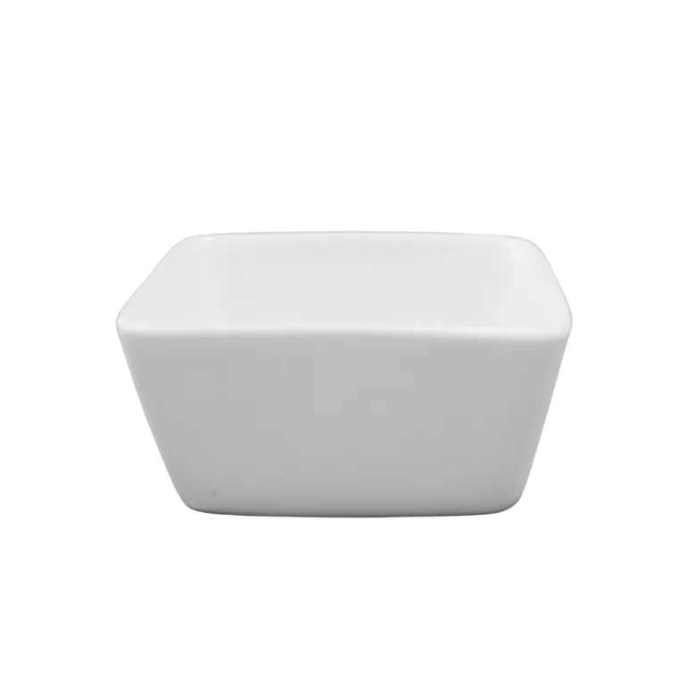KAIA HOME BASIC Miska czarka dipówka kwadrat 100 ml / 8,5 cm
