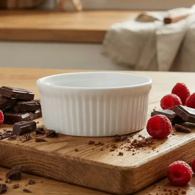 KAIA HOME BASIC Naczynie do zapiekania czarka ramekin 200 ml / ceramika