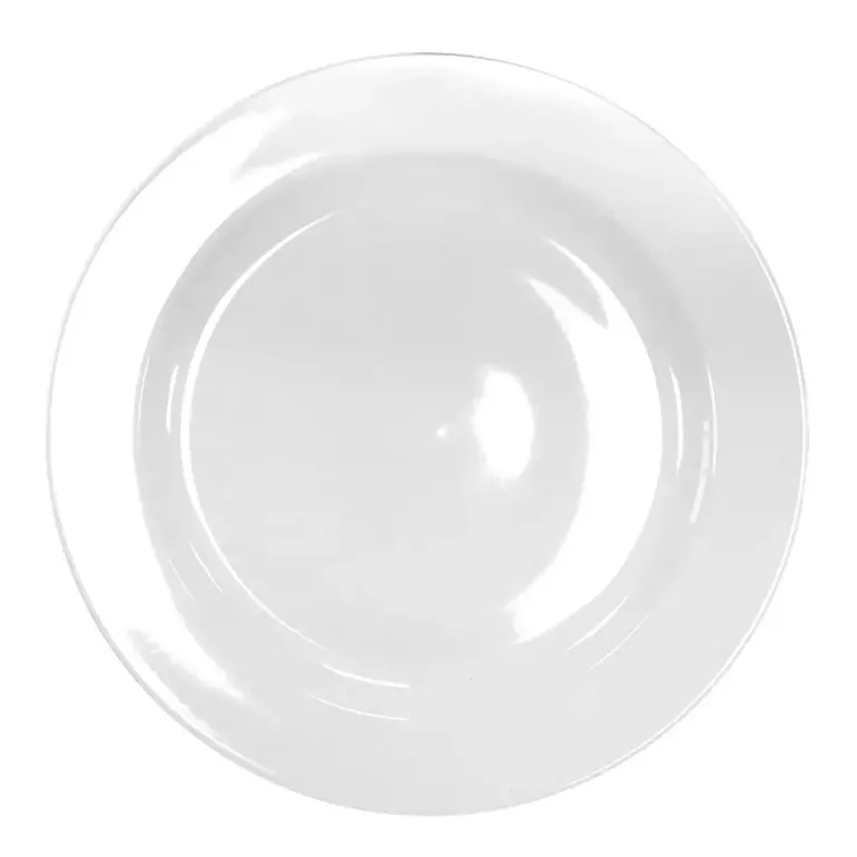 KAIA HOME BASIC Talerz obiadowy 28 cm / 12 sztuk biała ceramika