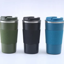 KAIA HOME | Komplet 2x Kubek termiczny 510 ml + 380 ml / czarne