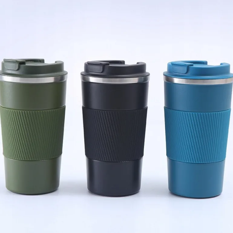 KAIA HOME | Komplet 2x Kubek termiczny 510 ml + 380 ml / czarne