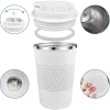 KAIA HOME | Komplet 2x Kubek termiczny 510 ml + 380 ml / białe