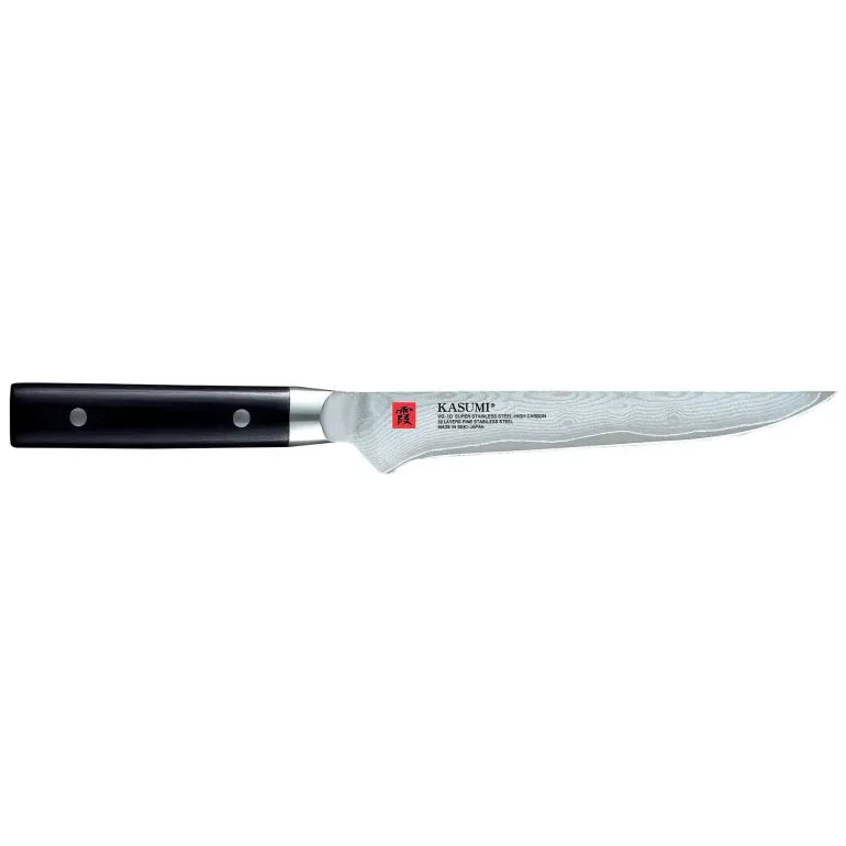 KASUMI DAMASCUS Japoński nóż do trybowania 16 cm / stal damasceńska