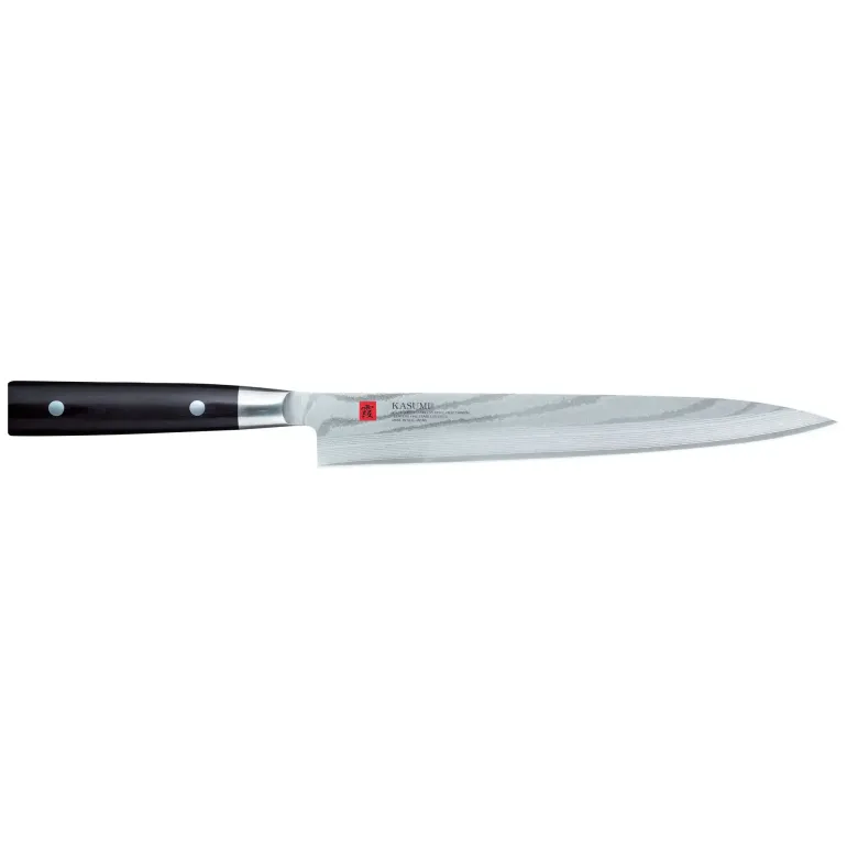 KASUMI DAMASCUS Japoński nóż Sashimi 24 cm / stal damasceńska