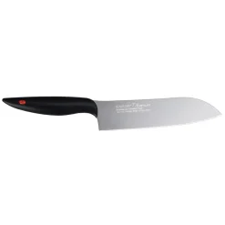KASUMI TITANIUM Japoński nóż santoku 18 cm / stal wysokowęglowa