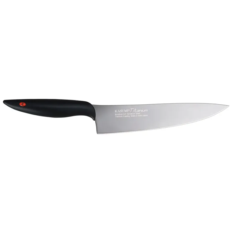 KASUMI TITANIUM Japoński nóż szefa kuchni 20 cm / stal wysokowęglowa