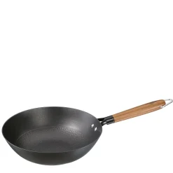 KÜCHENPROFI | Country | wok żeliwny z powłoką nieprzywierającą, śred. 28 cm, czarny