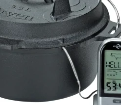 Küchenprofi Garnek żeliwny z akcesoriami do używania na grillu i nad ogniskiem / 3,5 l