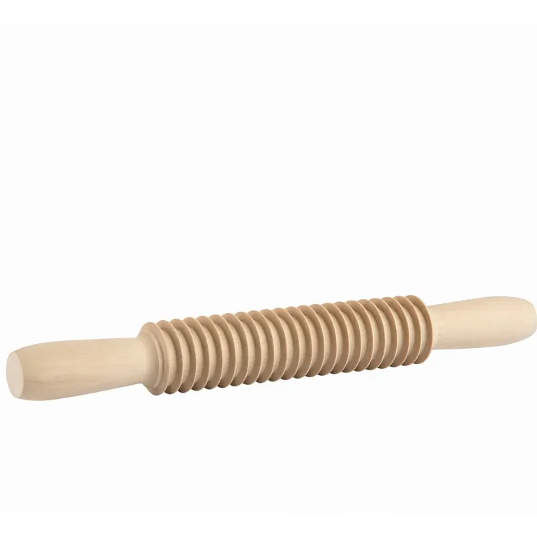 KÜCHENPROFI | wałek do krojenia makaronu, fettuccine 7 mm, drewno grabowe, dł. 31 cm