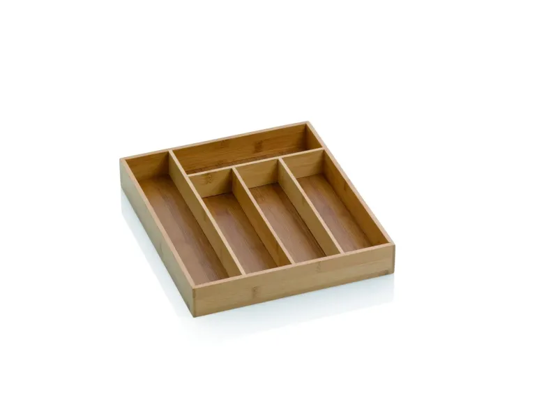 KELA Bambusowy wkład do szuflady na sztućce 30 x 34 x 5 cm