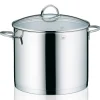 KELA CAILIN Stalowy garnek 9 l z pokrywką ⌀ 24 cm / indukcja